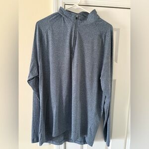 Leg3nd Gray Quarter-Zip Pullover